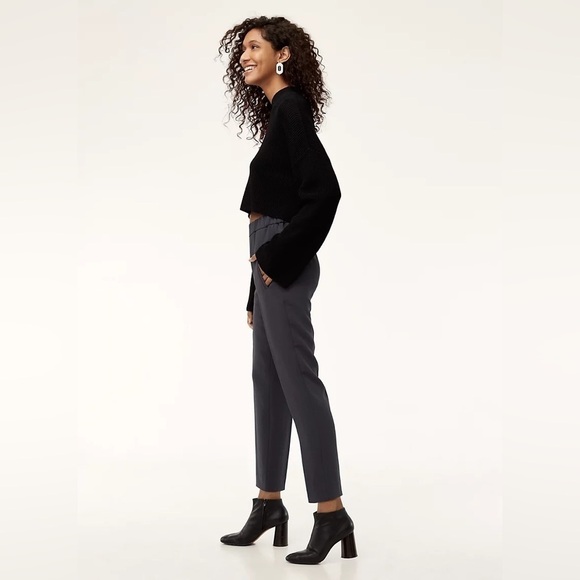 Aritzia Wilfred Darontal Pants- Wool Cashmere Cropped Pant - Picture 2 of 12